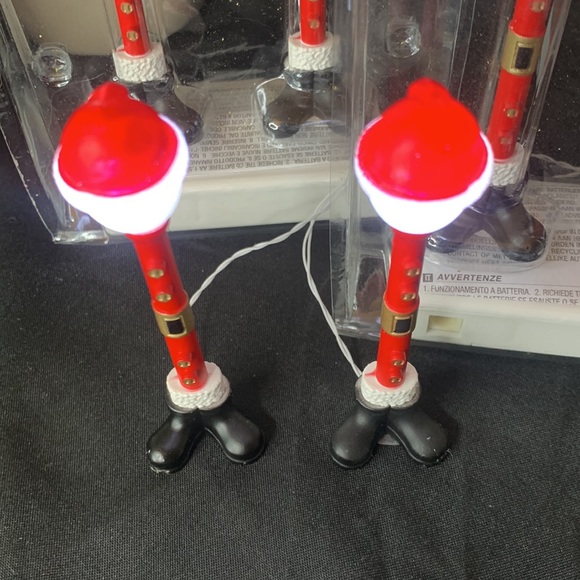 2016 Lemax Santa Street Lamp set of 6 - Picture 4 of 8